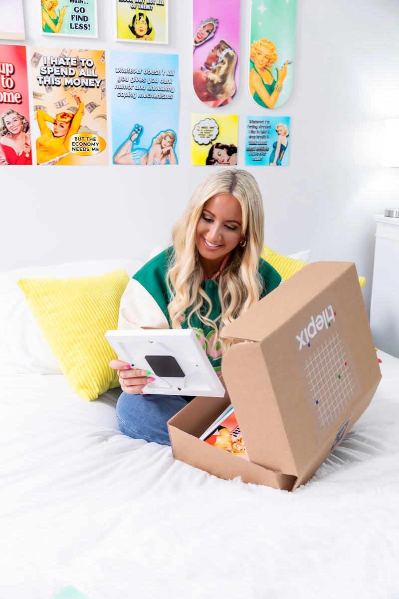 Framed Wall Decor No Nails Needed TilePix for Wall Pictu