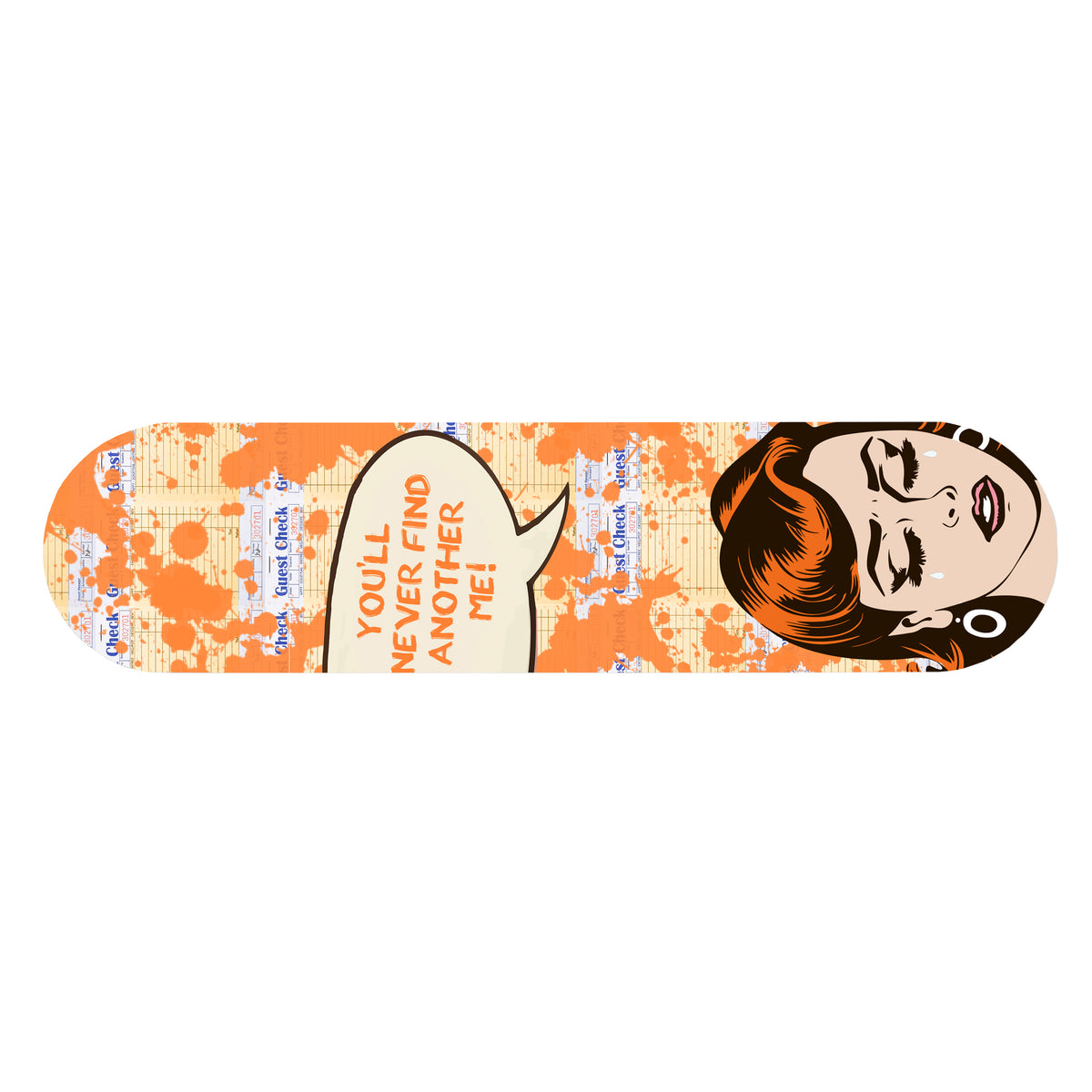 NikkiRaye Collection "ANOTHER ME" Guest Check on Skateboard
