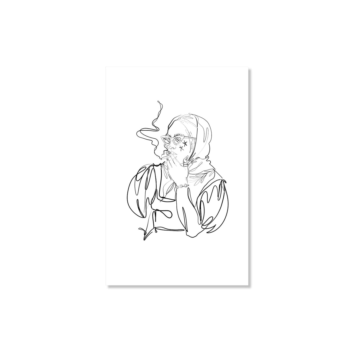 The Girl Knew York Collection “Stylish girl” on Poster TilePix